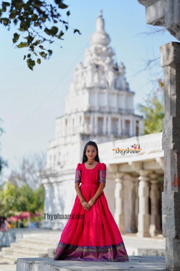 Mangalgiri Silk Frock